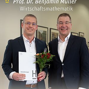 Herzlich Willkommen, Benjamin Müller! 👋

Seit dem Sommersemester 2024 ist Prof. Dr. Benjamin Müller an der Hochschule...